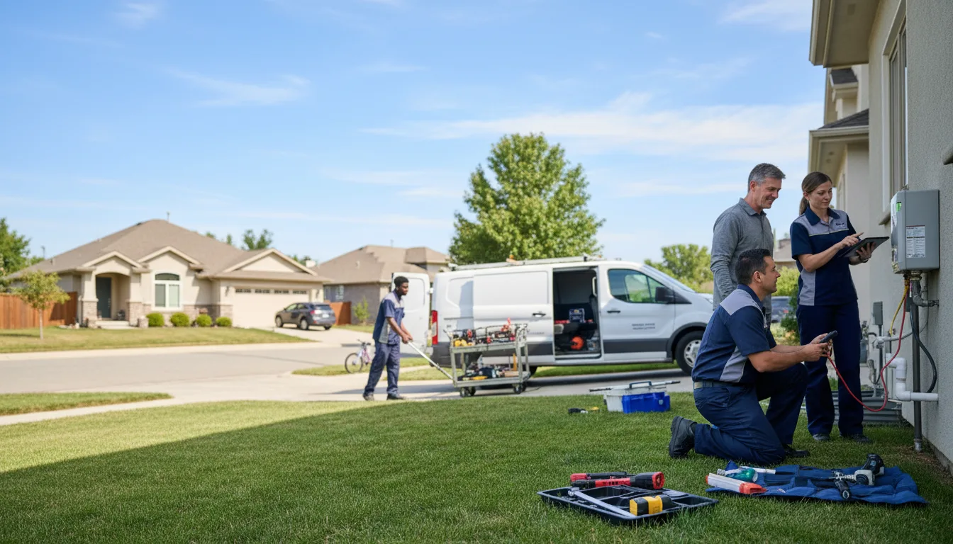 Tankless water heater service in Arcadia, NE